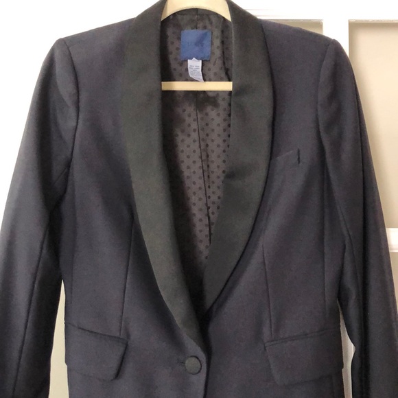 J Crew Navy and Black Blazer - Picture 2 of 6